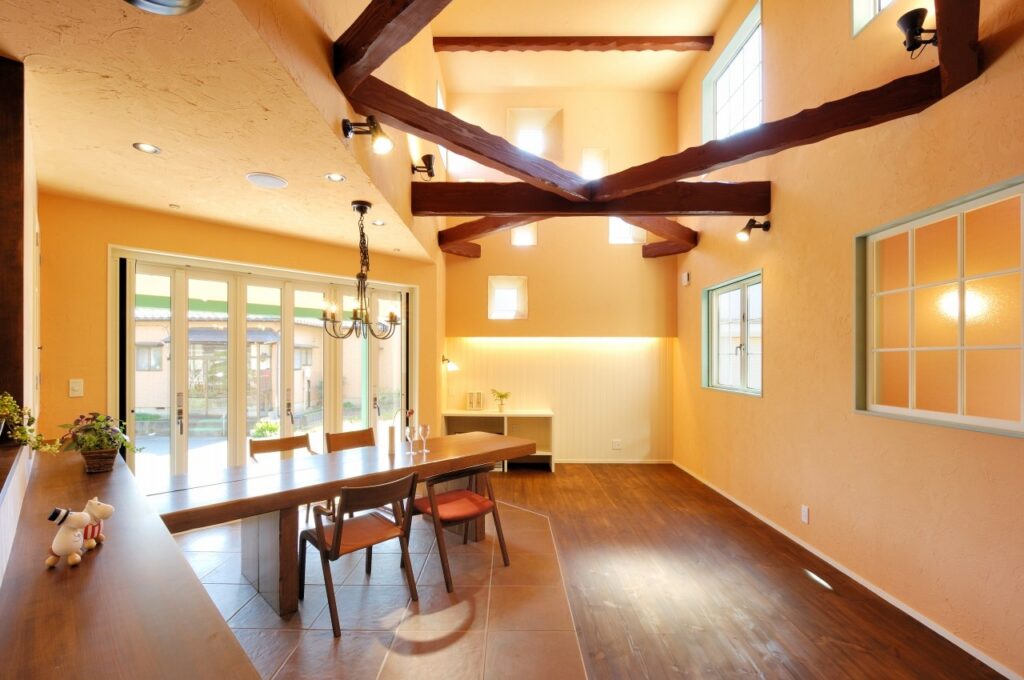 南欧の古民家をイメージしたLDK