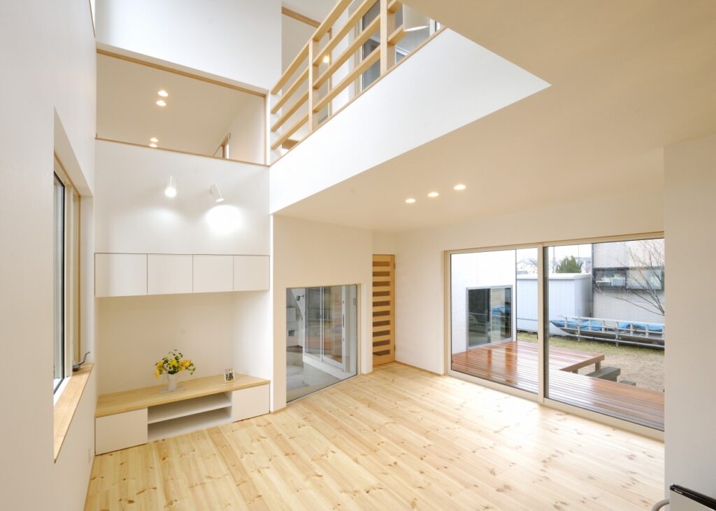 中2階と繋がるLDK