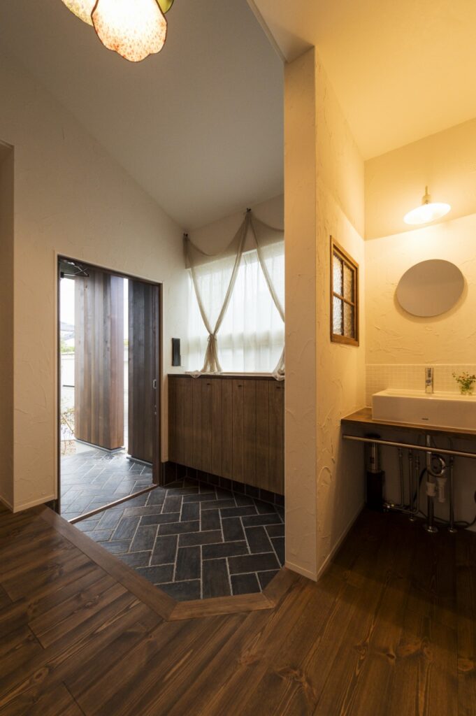 ただいま手洗いのある玄関ホール