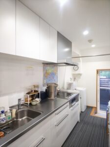 動線の考えられた雑巾収納