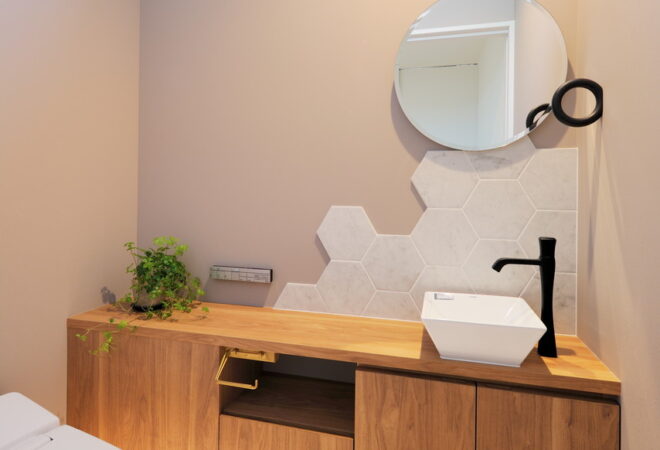 トイレ空間のコーディネートレシピ