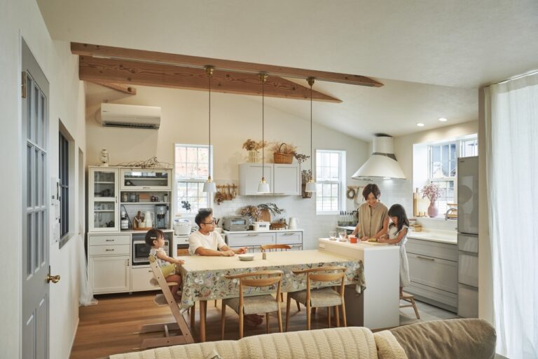 海外インテリアをお手本にしたダイニングキッチン