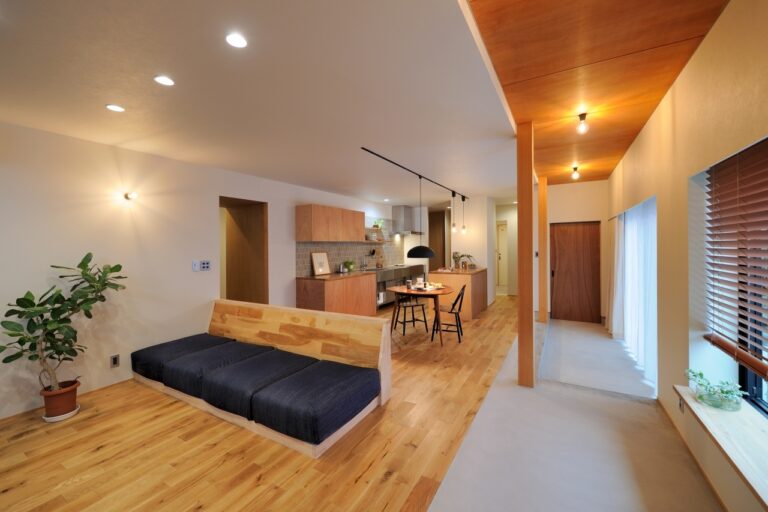 庭とつながる室内土間ビフォーアフター