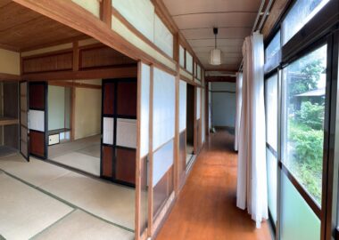 庭とつながる室内土間ビフォーアフター