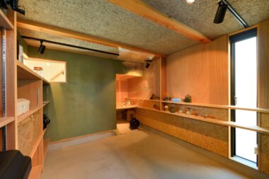 趣味室として使える土間スペース