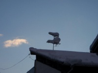 スケートシューズがアンテナで受信