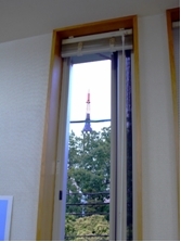 設計室から見えるロケット